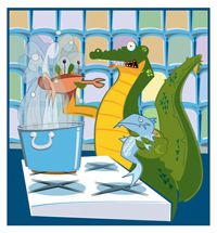 Critter Shop Art- Alligator